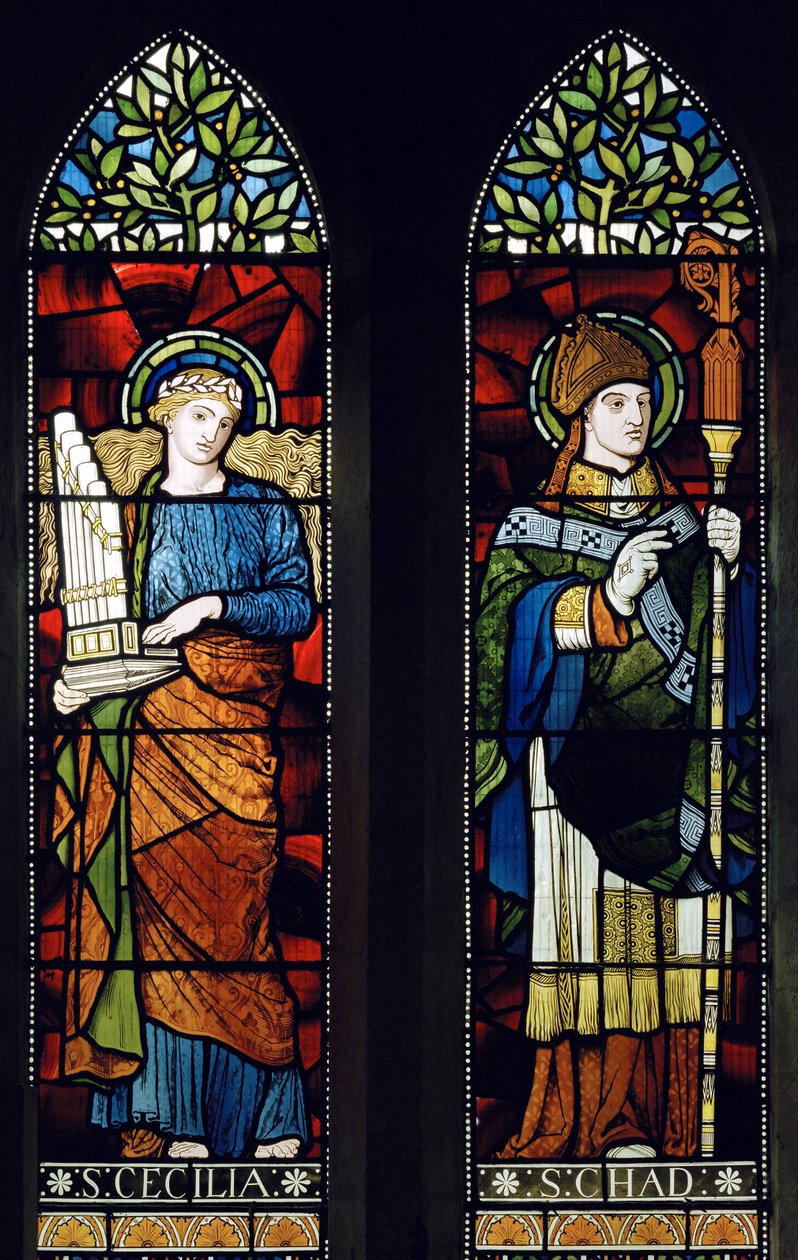 Thursford, St Andrew, Santa Cecilia y San Chad, 1873 de Harry Ellis Wooldridge