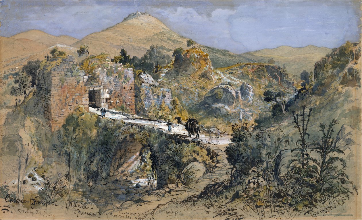 Cesarea de Filipo Banias de Harry Fenn