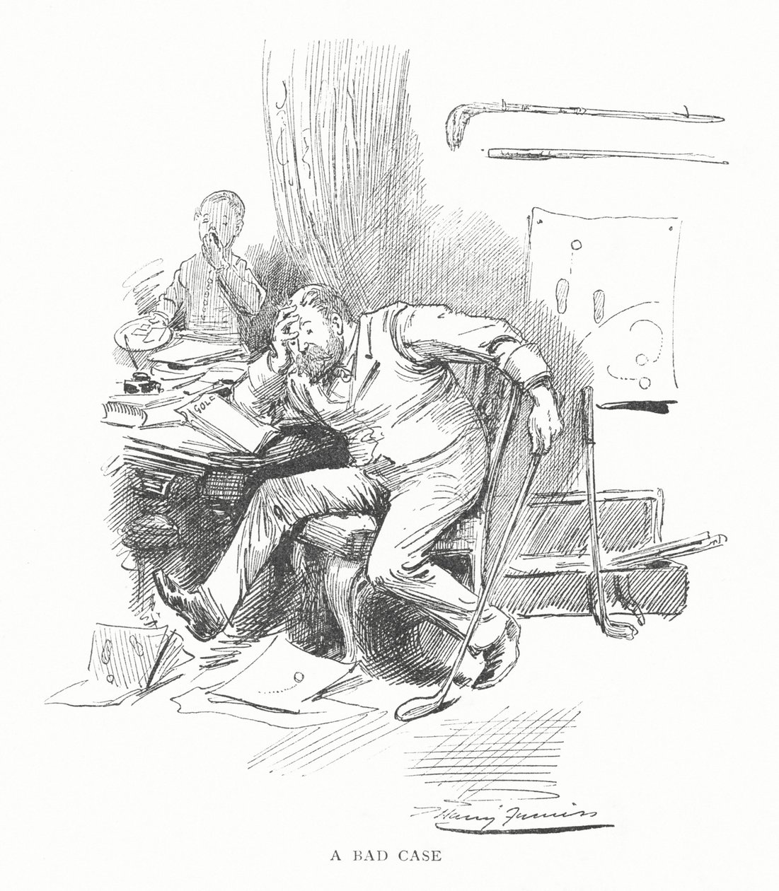 Golf: Un caso grave de Harry Furniss