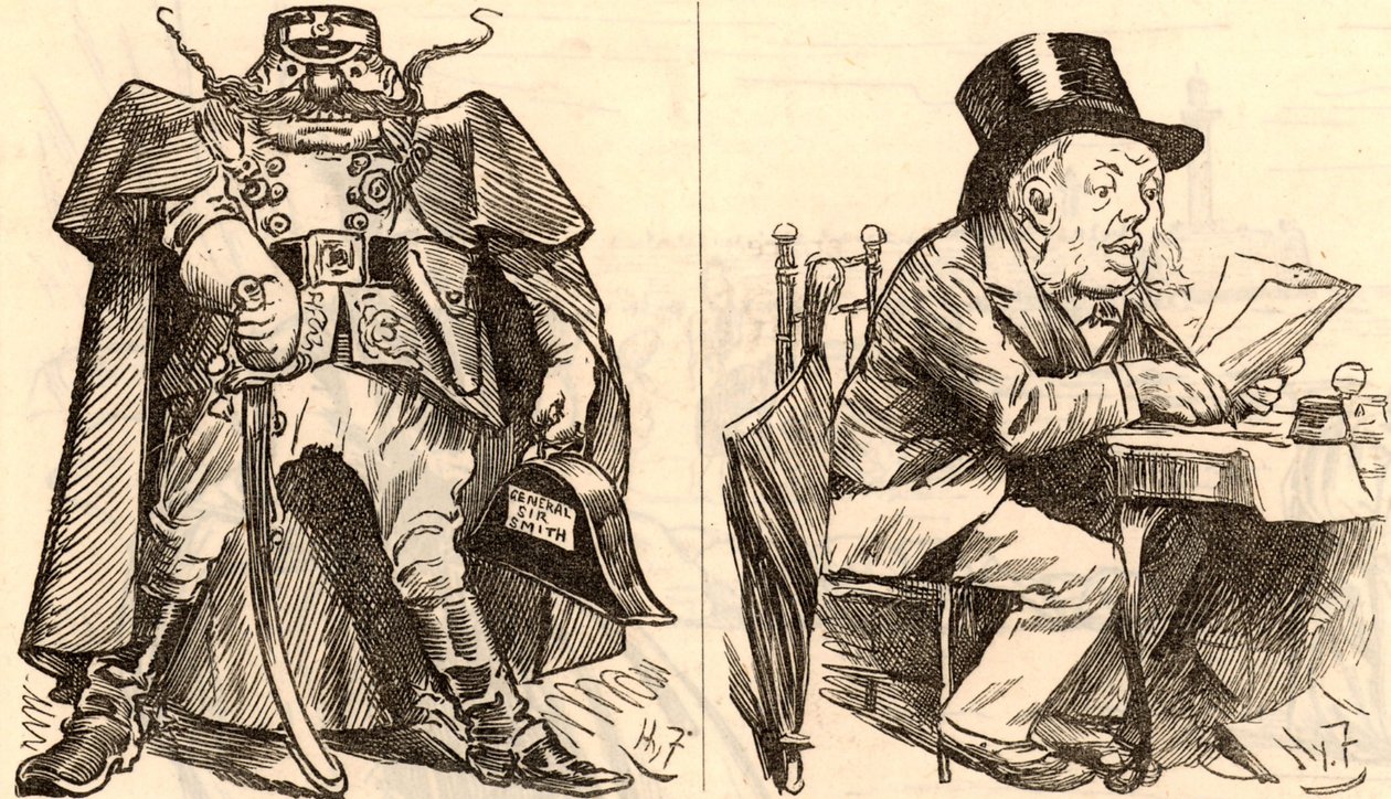 Ideal y real": William Henry Smith (1825-1891) de Harry Furniss