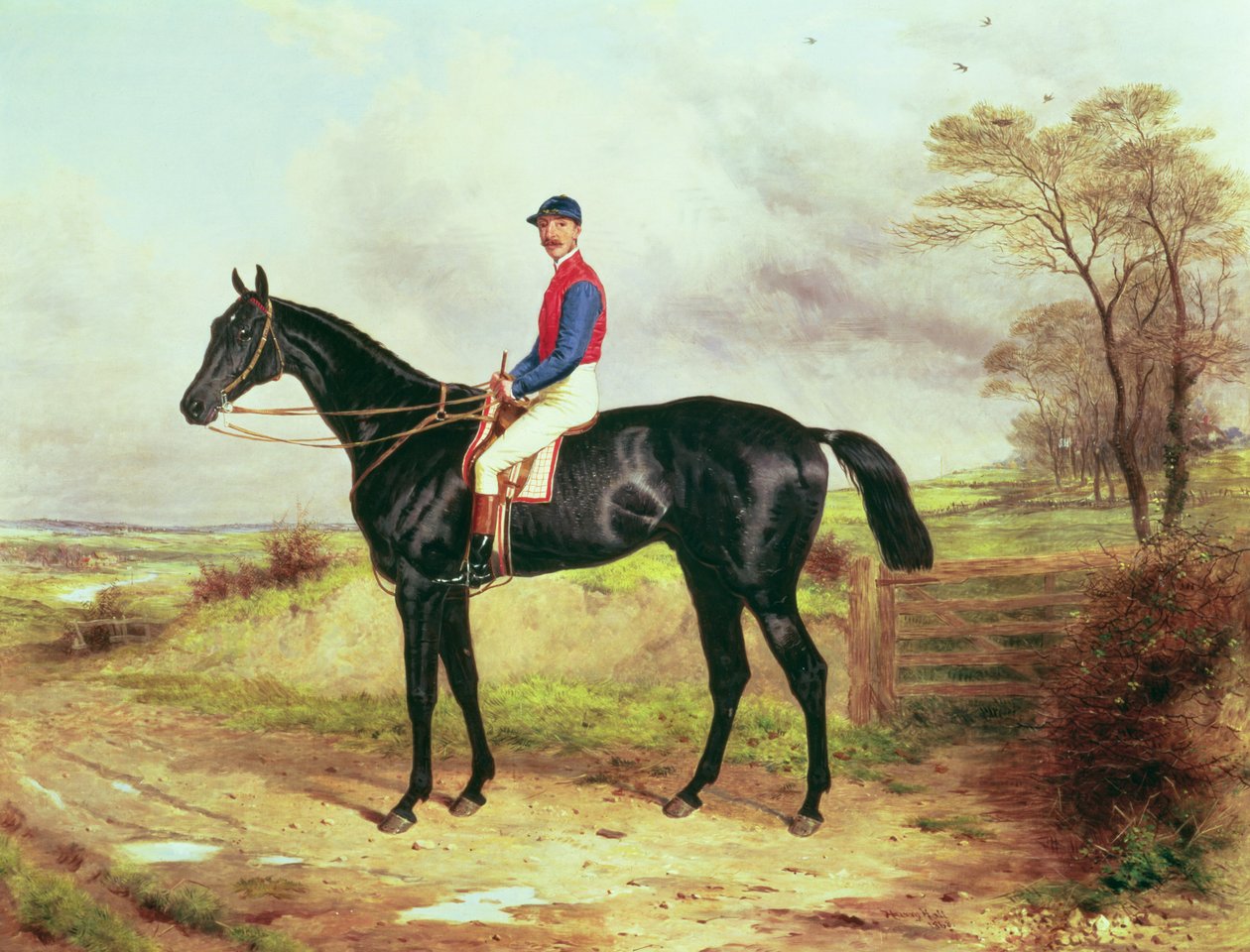 El Cordero de Earl Poulett, ganador del Gran Nacional, con el Sr. George Ede de Harry Hall