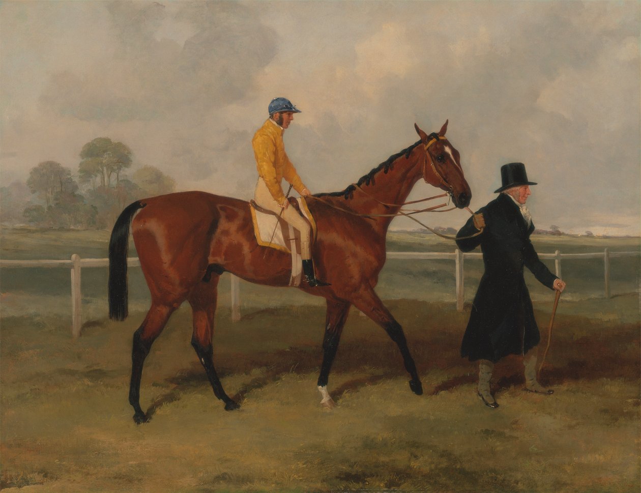 Sir Tatton Sykes a la cabeza en el caballo 