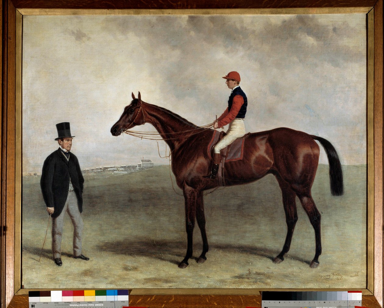 El caballo de carreras Gladiator en 1865 de Harry Hall