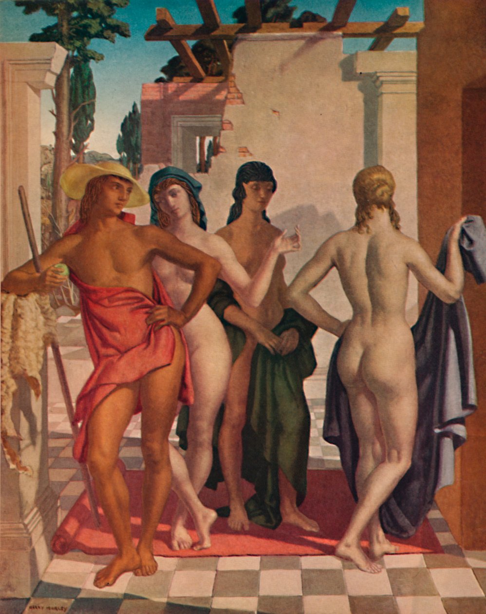 El Juicio de Paris, 1929, 1931 de Harry Morley