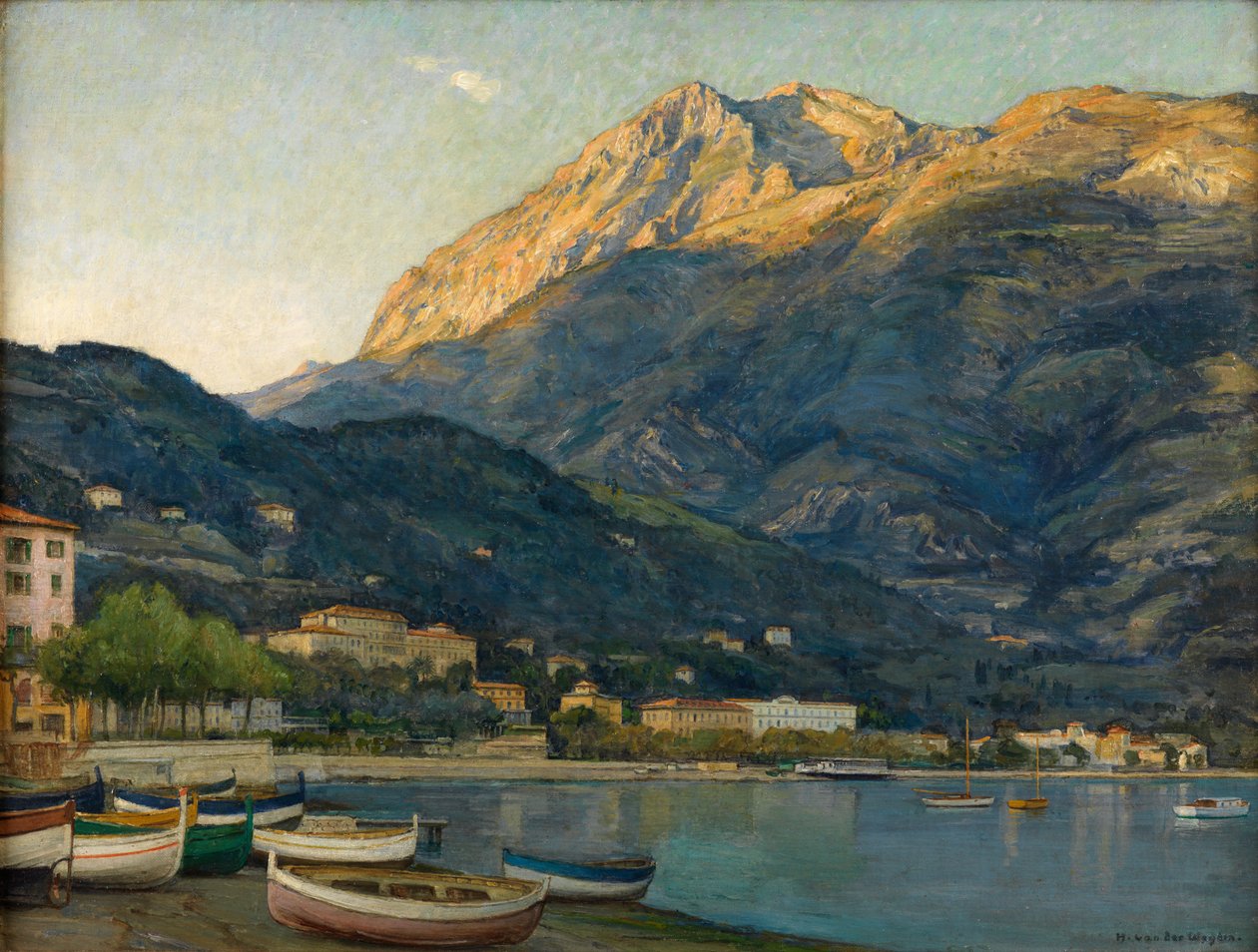 Menton, Costa Azul (óleo sobre lienzo colocado sobre tabla) de Harry van der Weyden