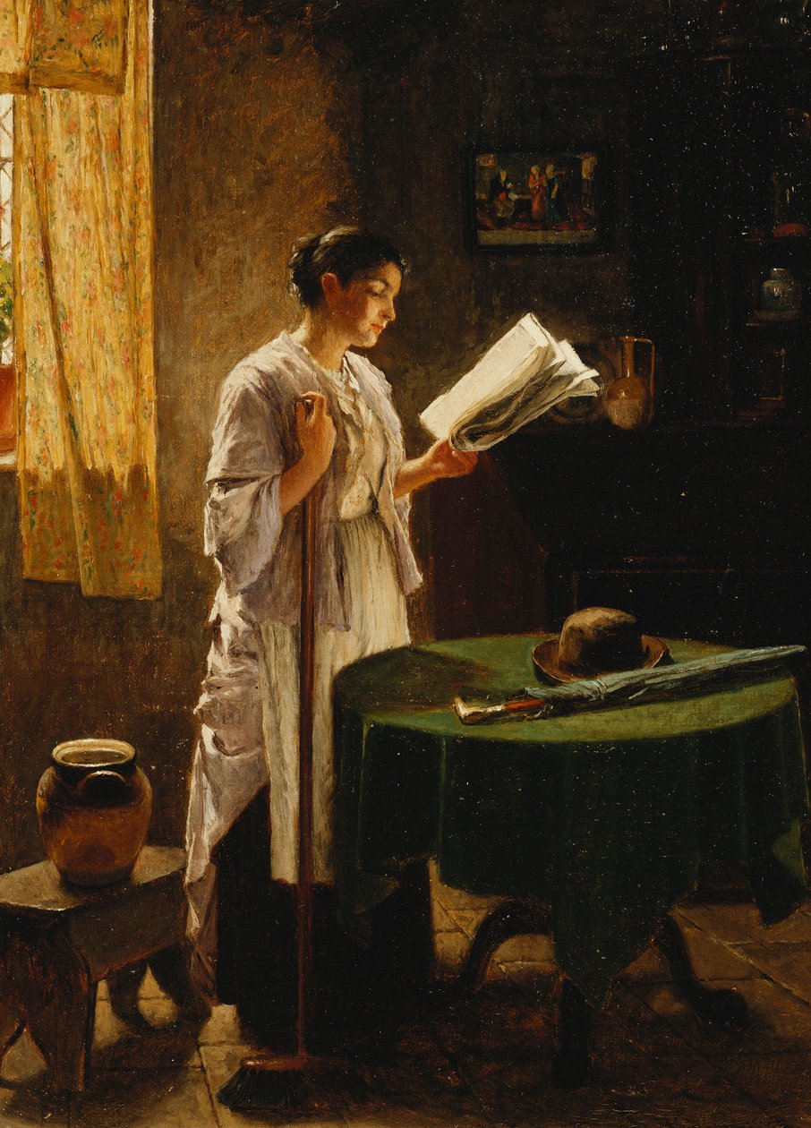El periódico de la mañana, 1869 de Haynes King