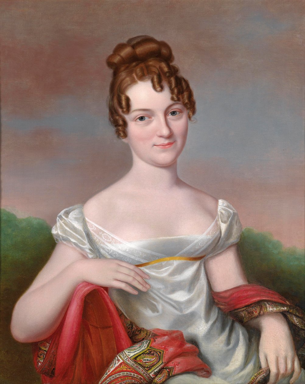 Retrato de una joven dama de Heinrich Abel Seyffert