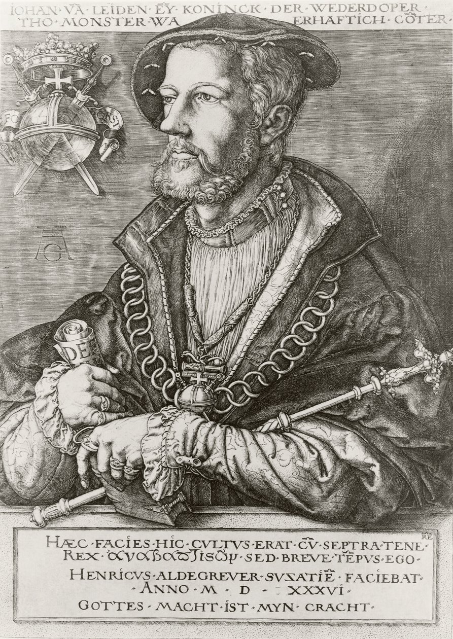 Juan de Leiden de Heinrich Aldegrever