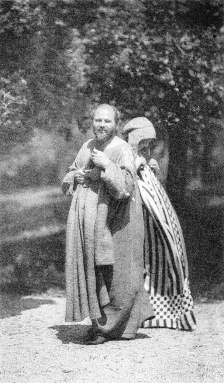 Gustav Klimt y Emilie Flöge de Heinrich Böhler