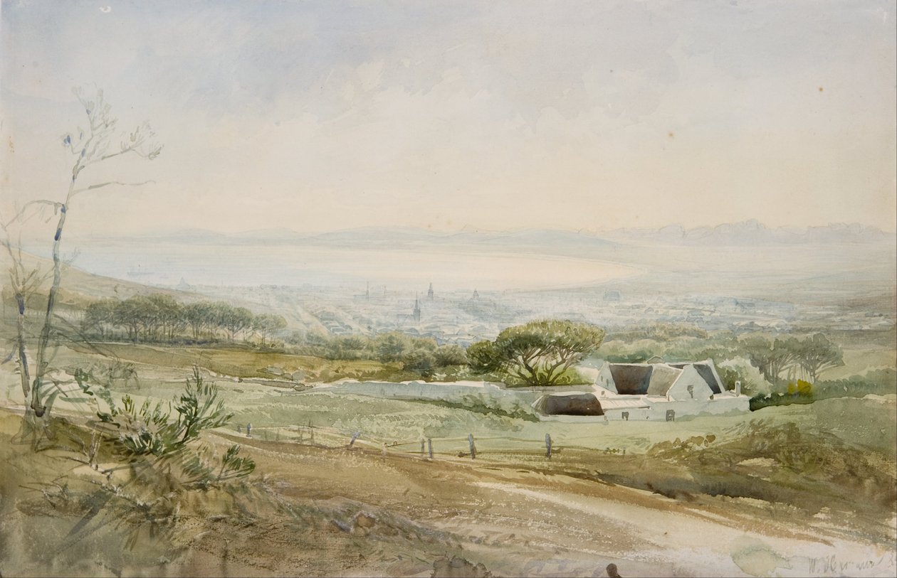 Ciudad del Cabo desde la cima de Kloof Street de Heinrich Hermann