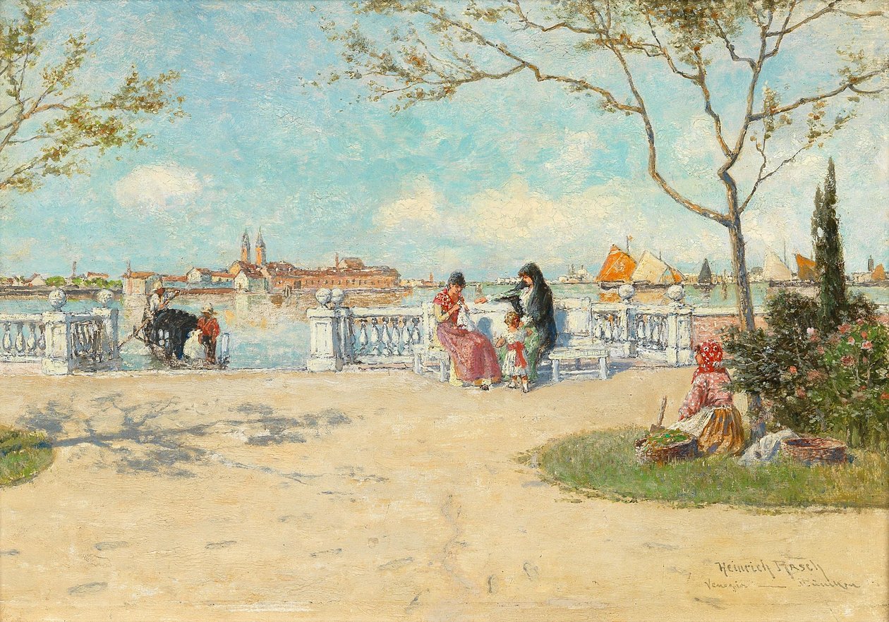 Escena veneciana de Heinrich Rasch