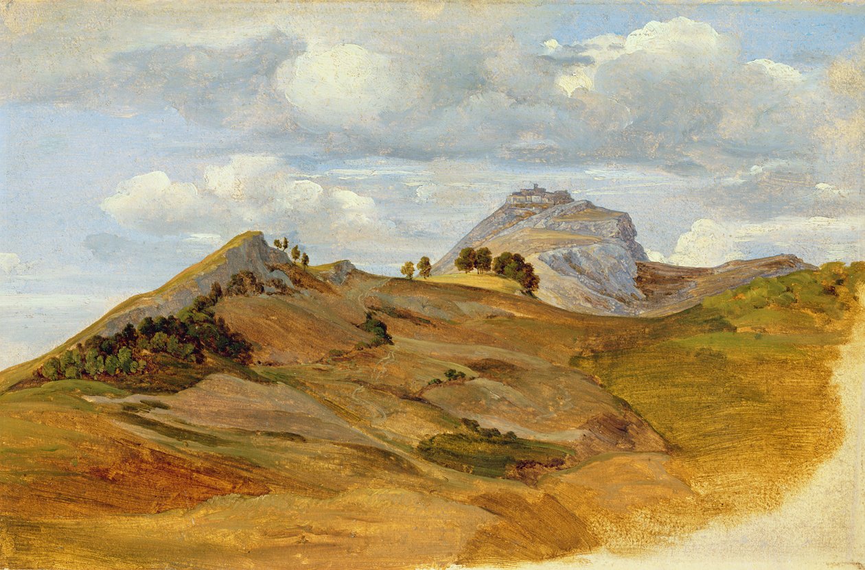 Vista de Civitella, 1822 de Heinrich Reinhold