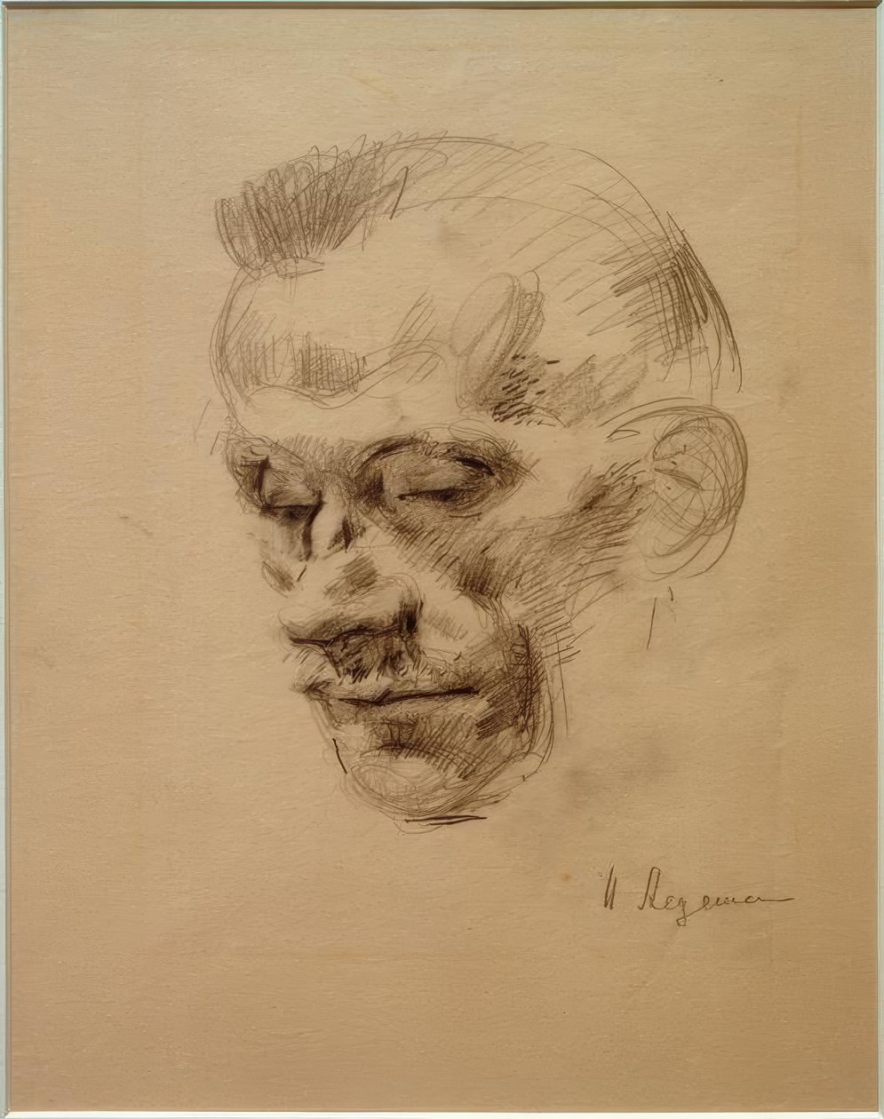 Retrato de Wilhelm Werner, alrededor de 1926 (?) de Heinrich Stegemann