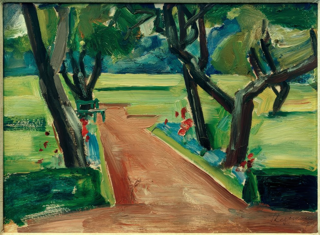 Camino en el parque de la ciudad de Heinrich Stegemann