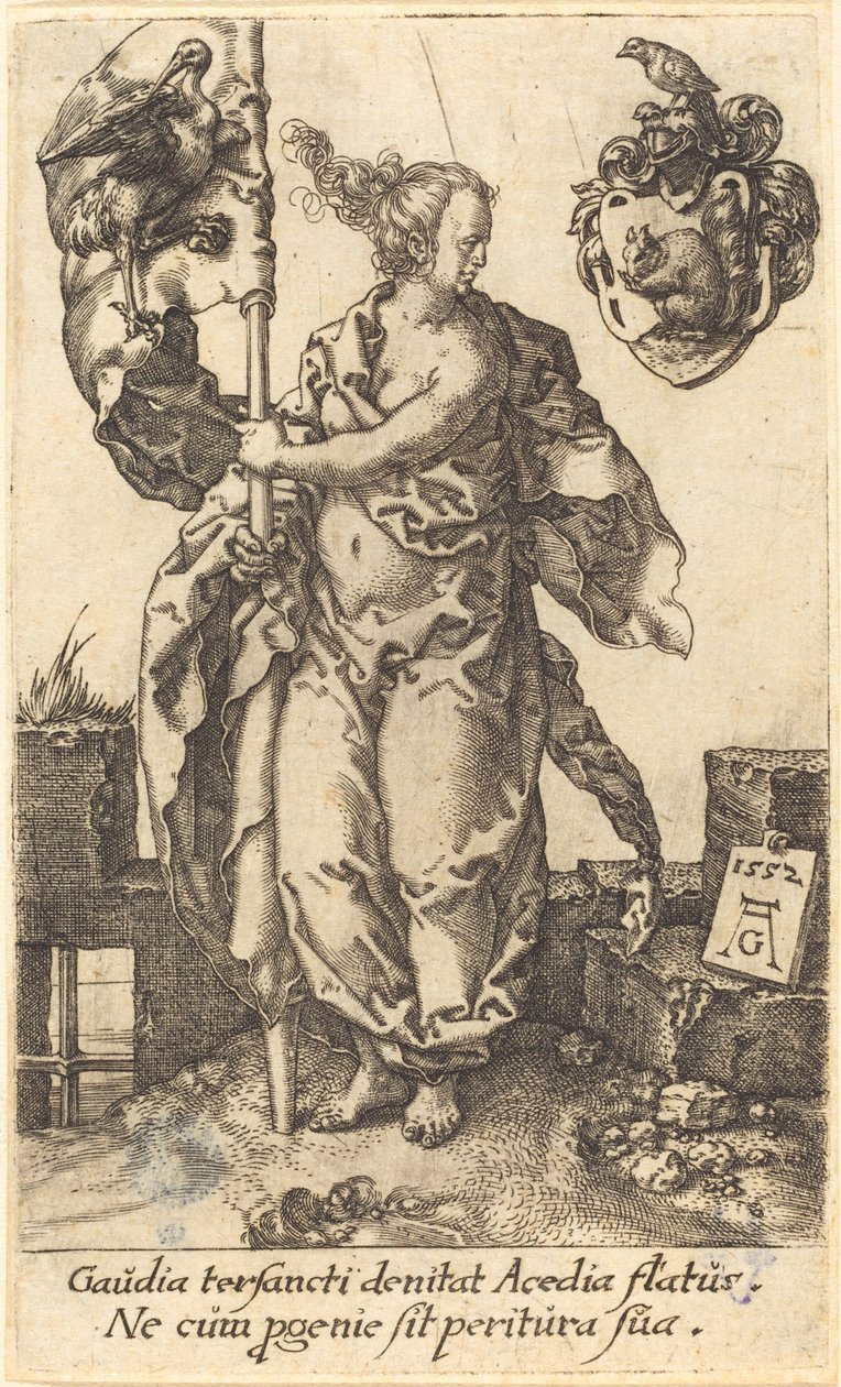 Diligencia, 1552 de Heinrich Aldegrever