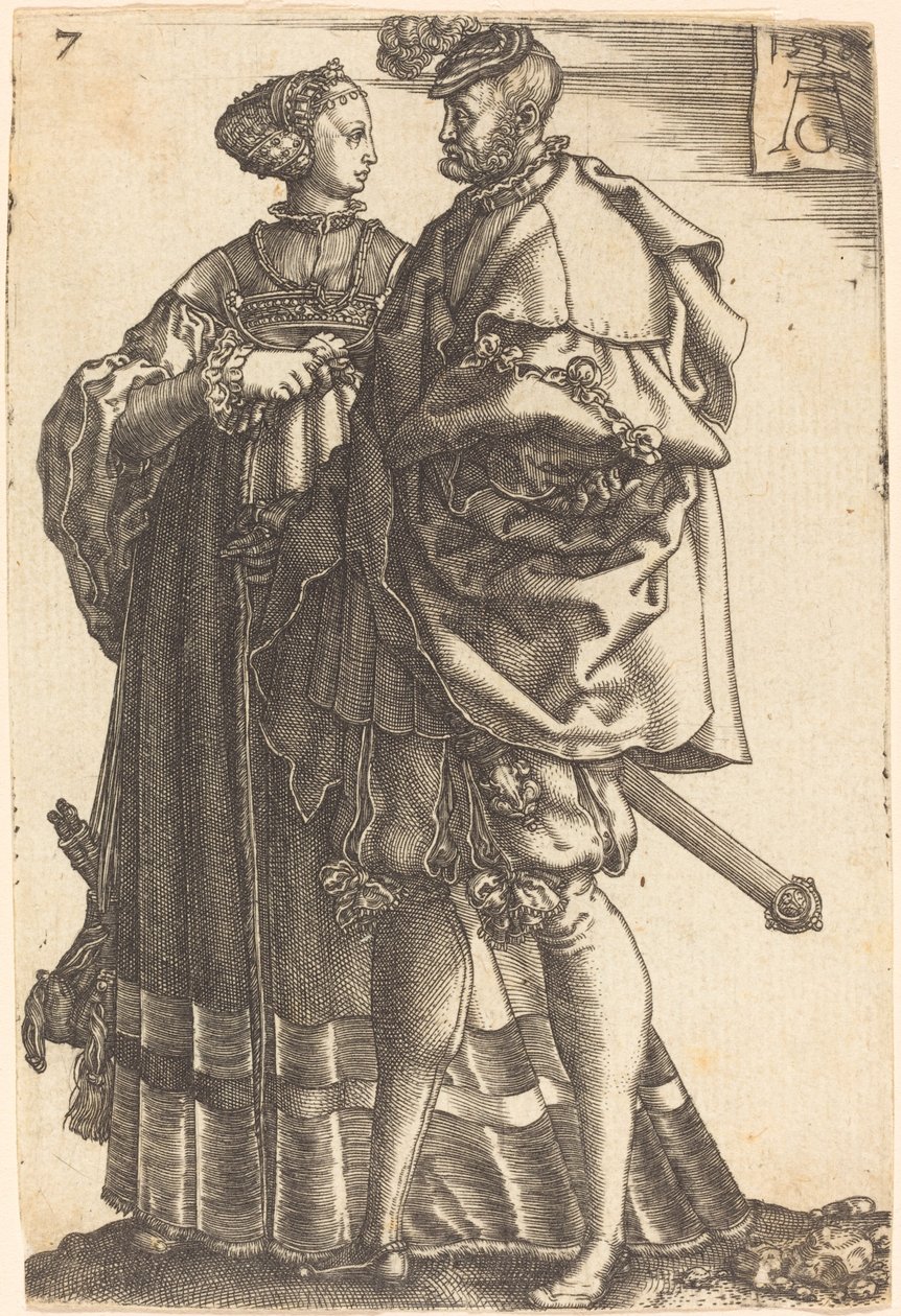 Grandes bailarines de boda de Heinrich Aldegrever
