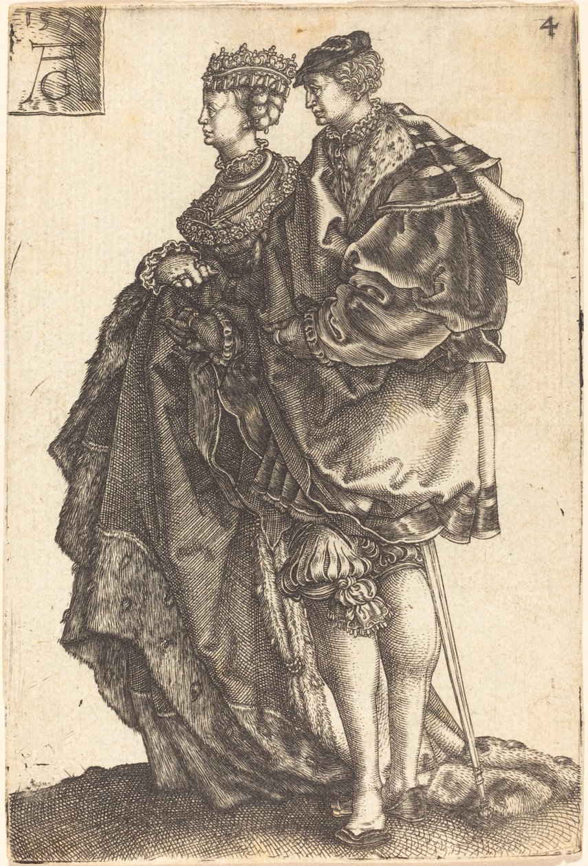 Grandes bailarines de boda de Heinrich Aldegrever