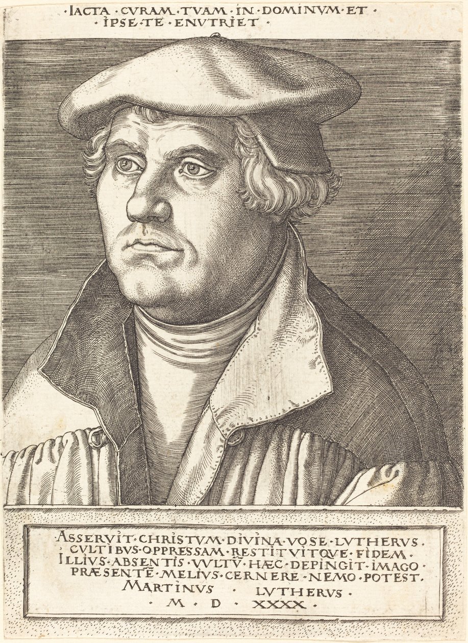Martín Lutero de Heinrich Aldegrever