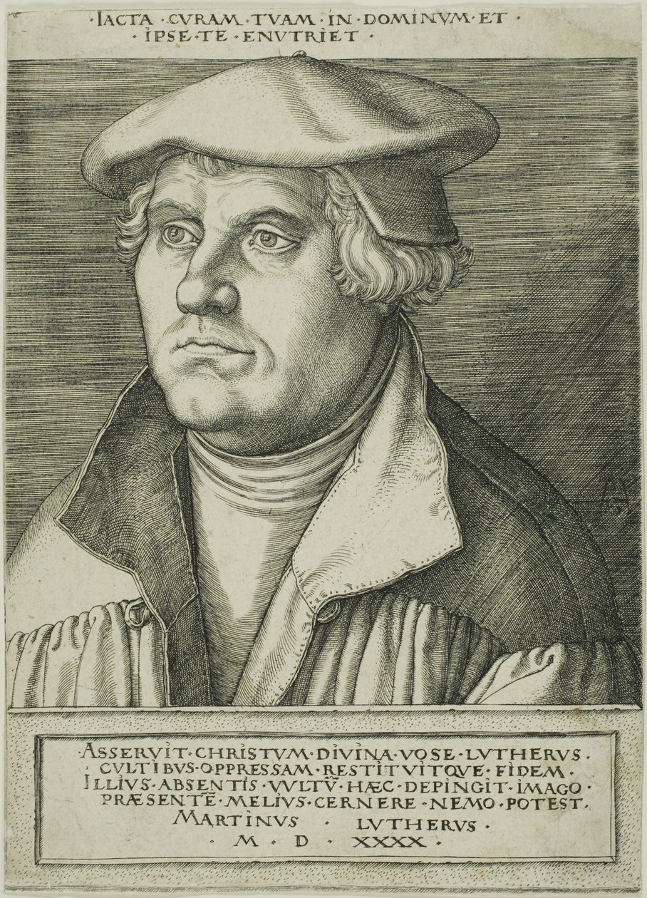 Martín Lutero de Heinrich Aldegrever