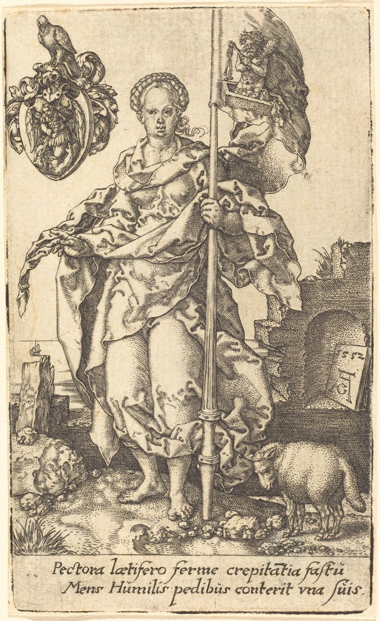 Modestia de Heinrich Aldegrever