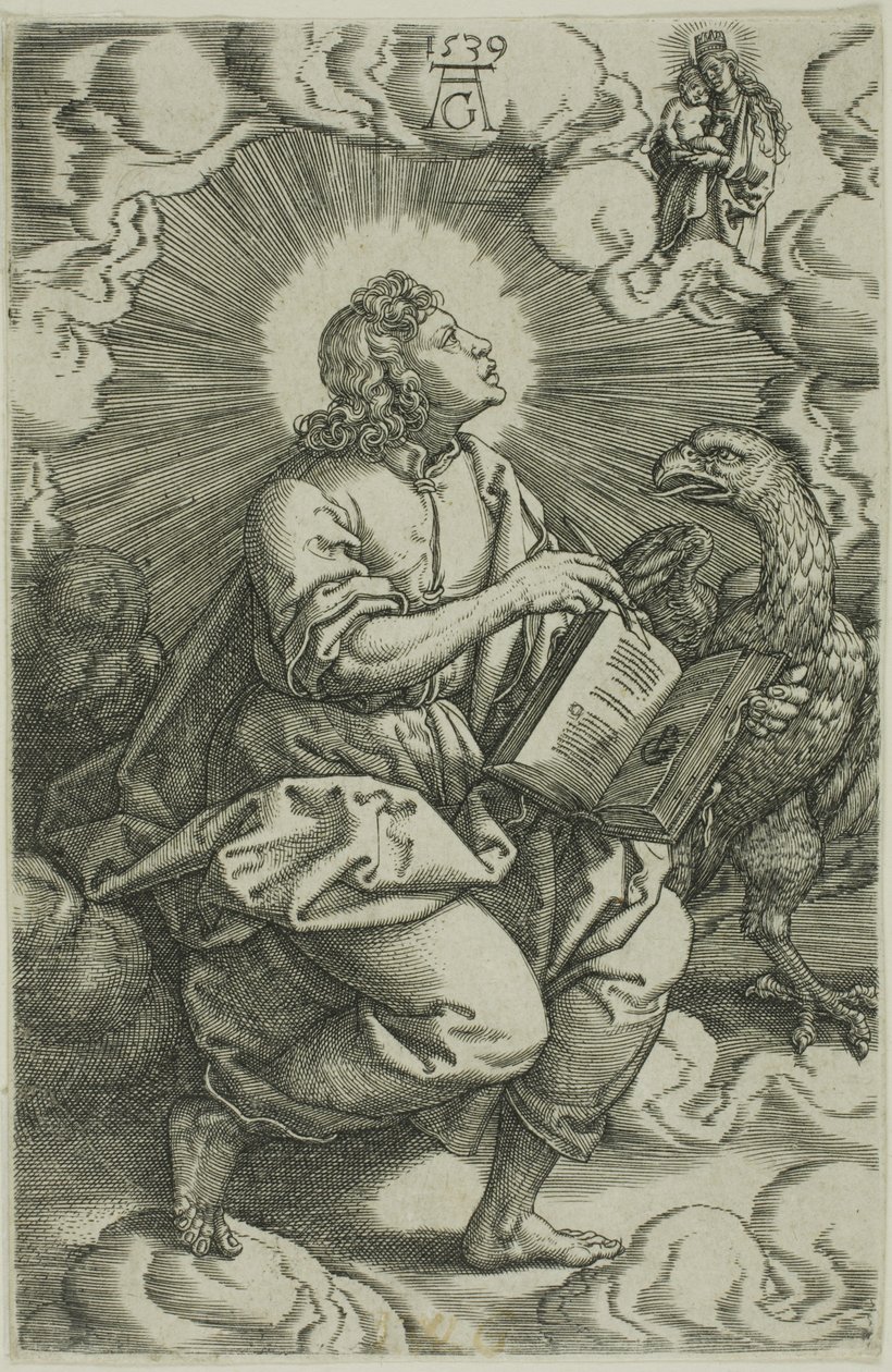 San Juan, de Los Cuatro Evangelistas de Heinrich Aldegrever
