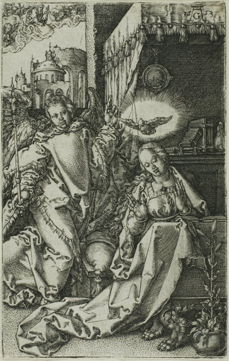 La Anunciación de Heinrich Aldegrever