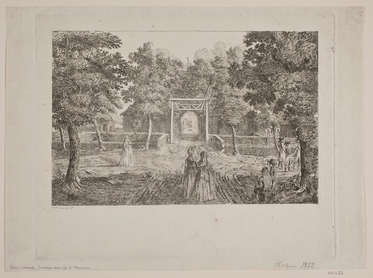 Entrada a una mansión de Heinrich Christian Schumacher