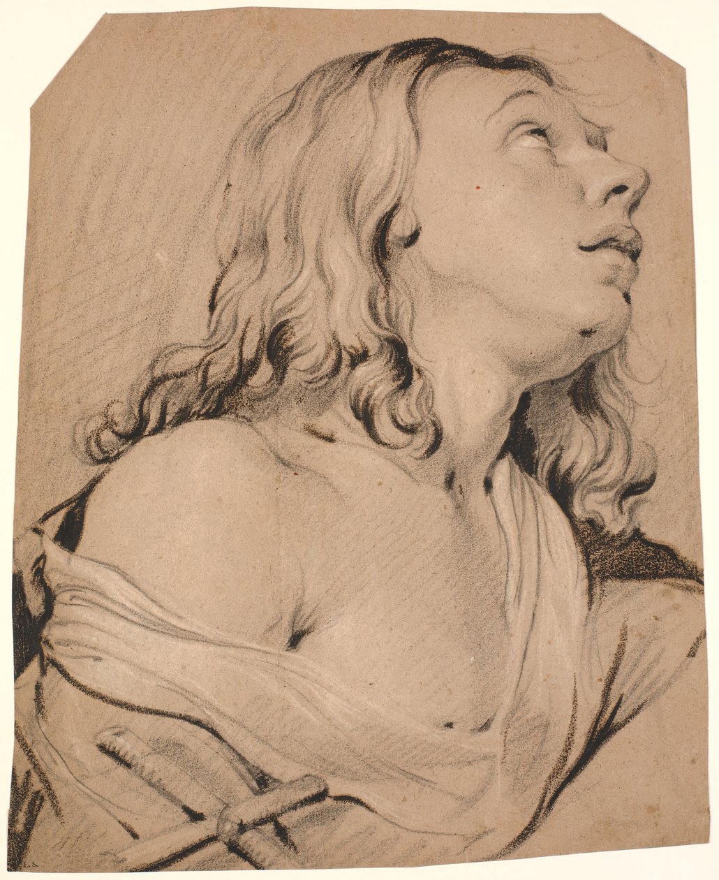 La Magdalena penitente, retrato hacia la derecha de Heinrich Dittmers