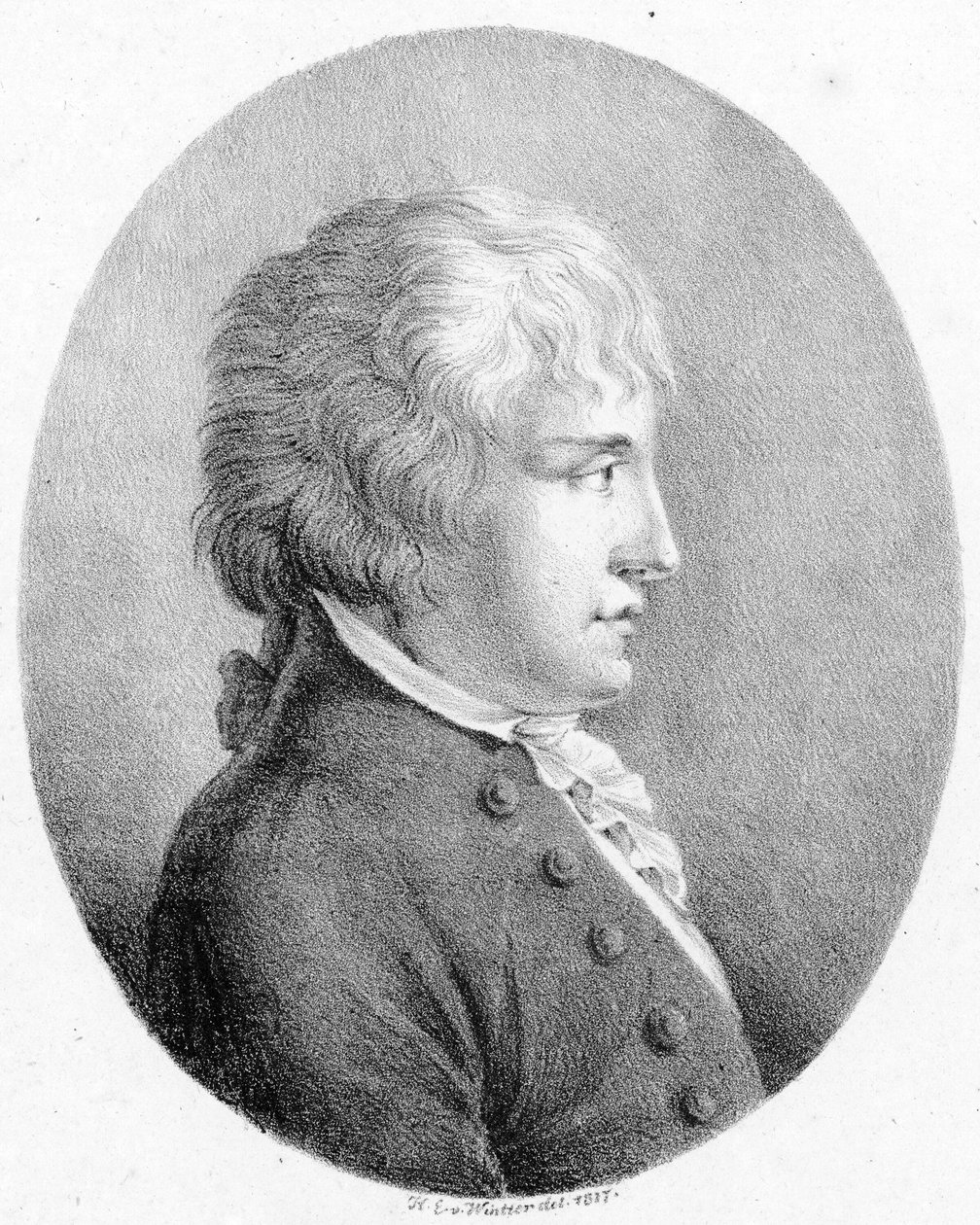 Personaje representado: Giovanni Battista Pergolesi de Heinrich Eduard Winter