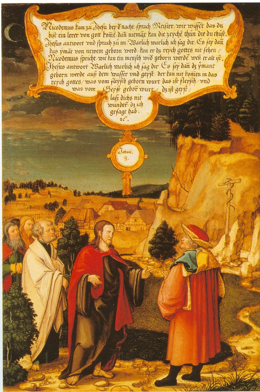 185 Württemberg y Mömpelgard Altar de Mömpelgard Cristo y Nicodemo de Heinrich Füllmaurer