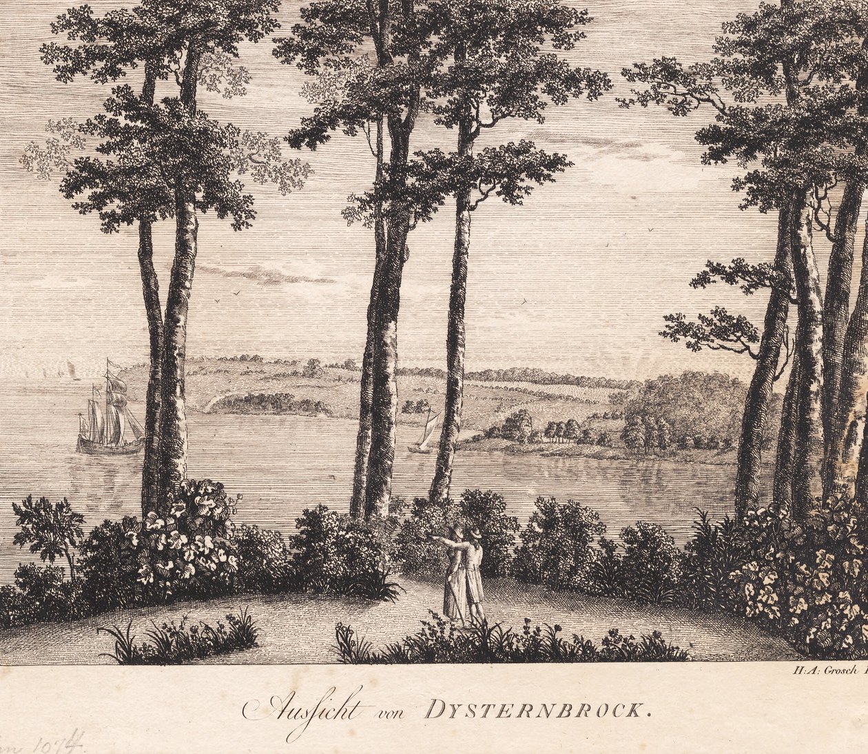 Vista desde Dysterbroch de Heinrich Grosch