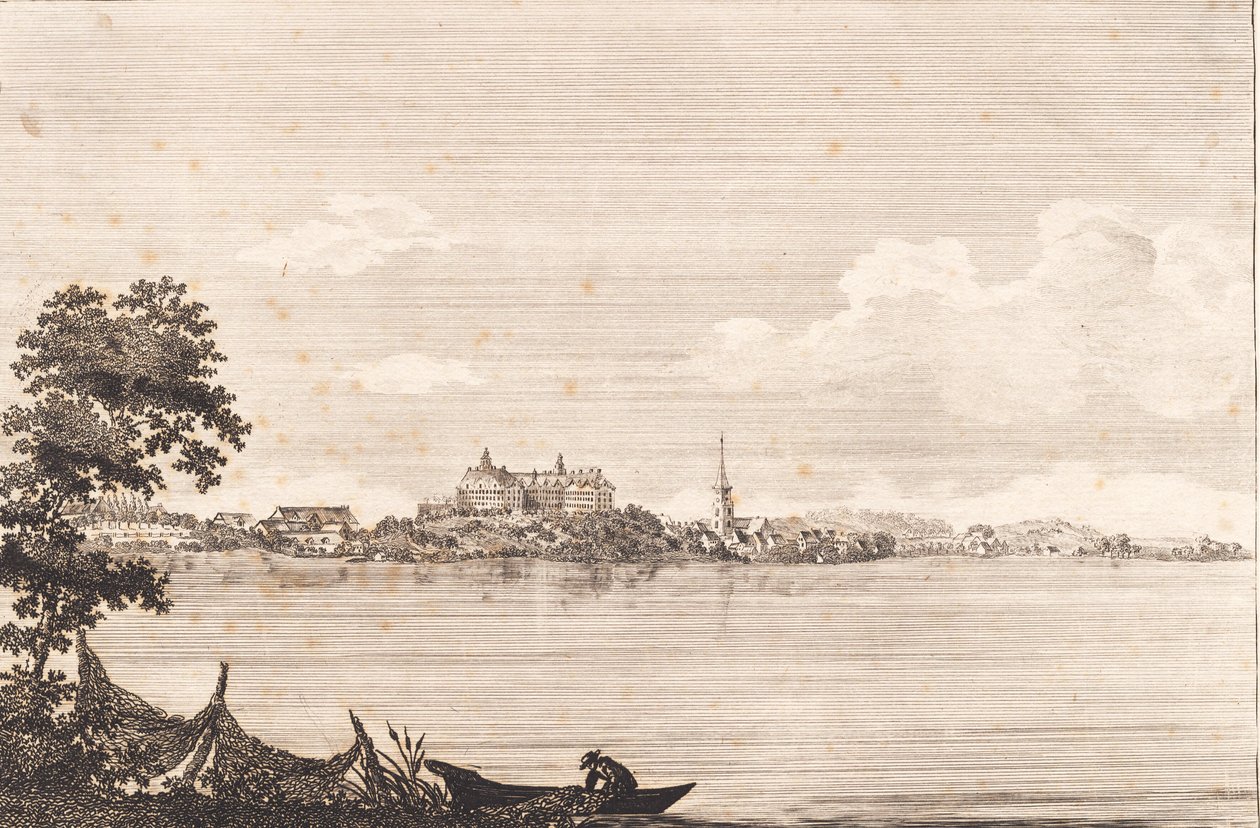 Vista de Plön por Niebel de Heinrich Grosch