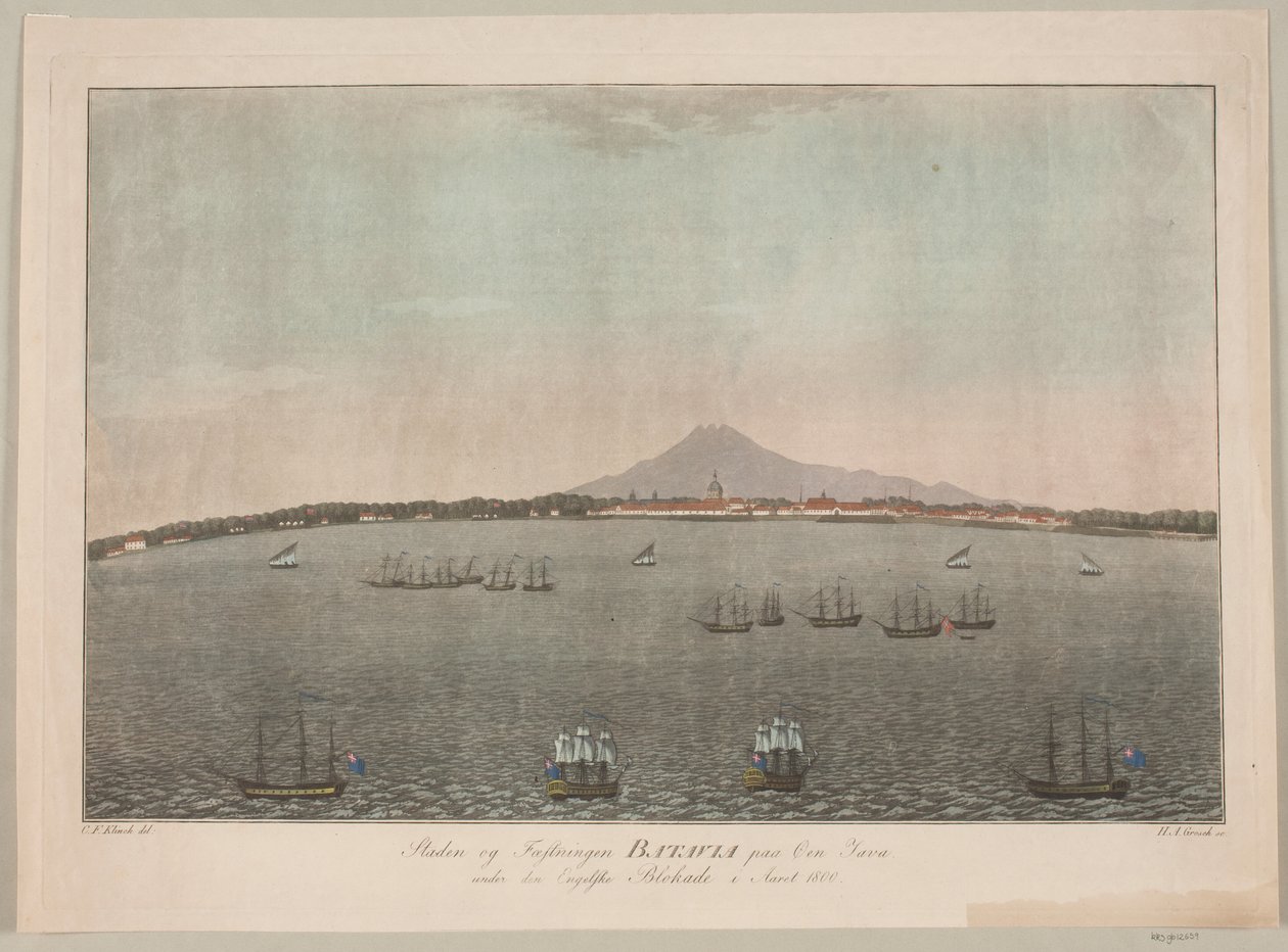 Staden og Fæstningen Batavia paa Øen Java under den Engelske Blokade i Aaret 1800 de Heinrich Grosch