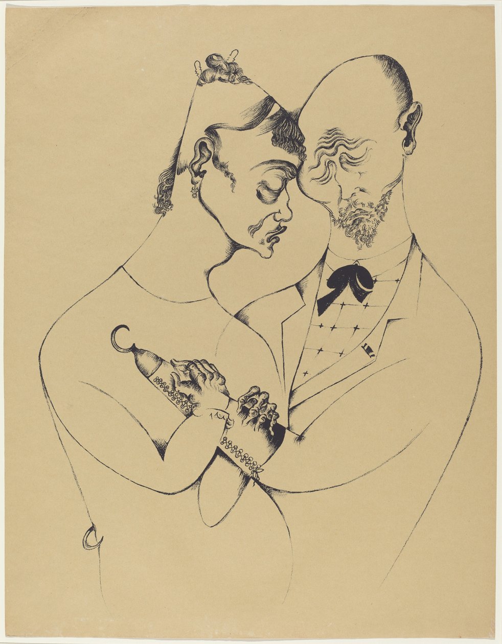 La pareja casada de Heinrich Hoerle