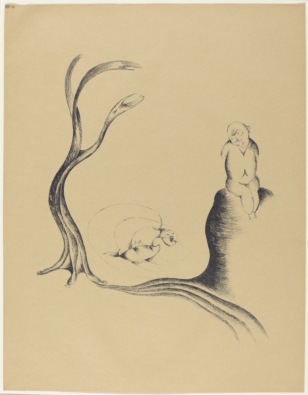 El árbol del anhelo de Heinrich Hoerle