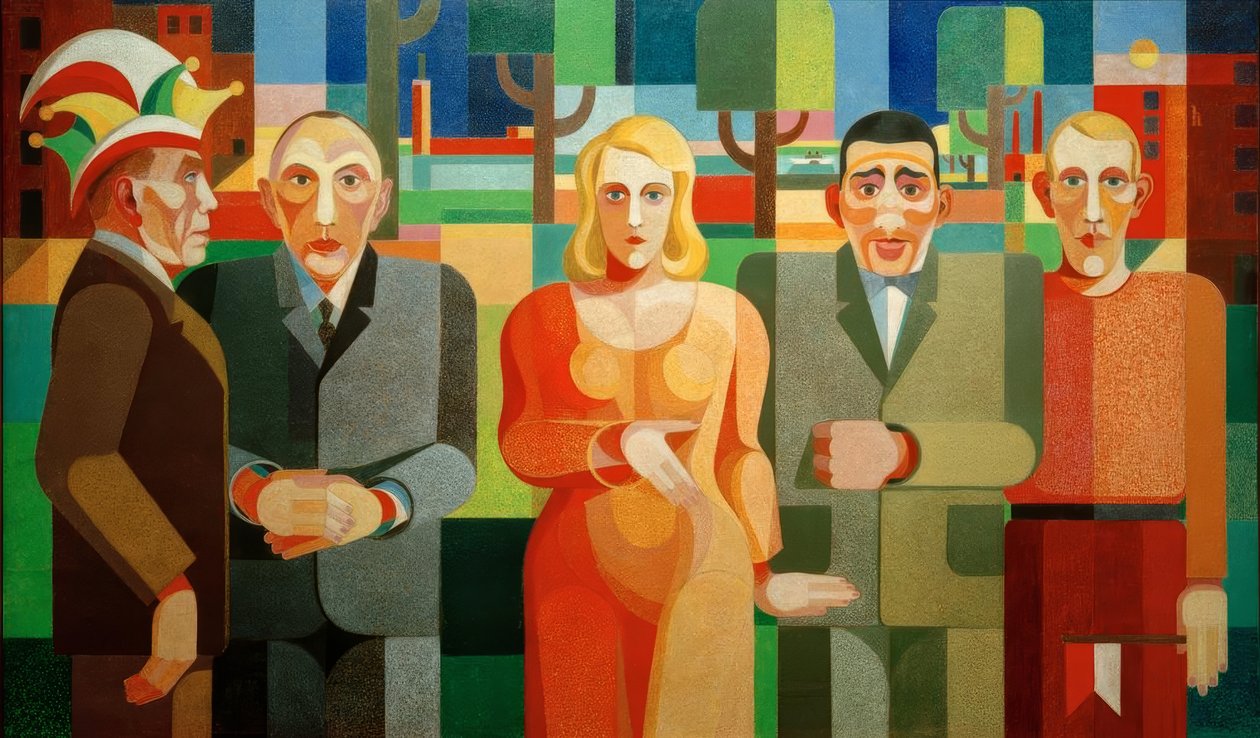 Contemporáneos de Colonia de Heinrich Hoerle