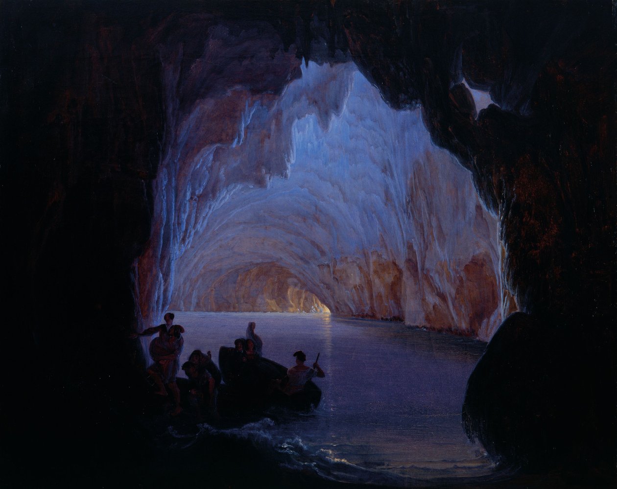 La gruta azul de Capri de Heinrich Jakob Fried
