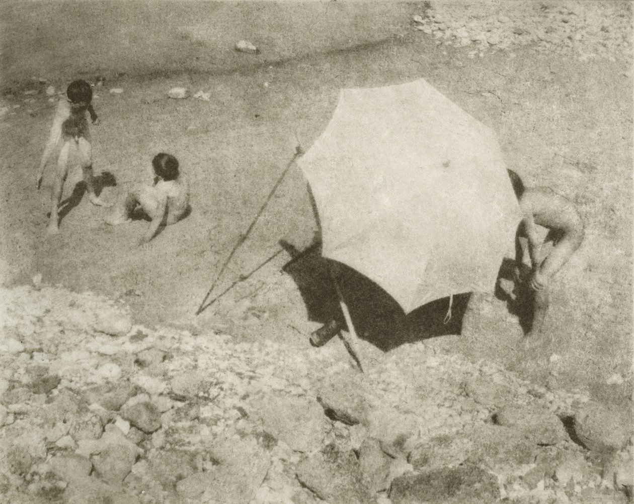 Der Malschirm II, 1909 o antes, impreso después de 1911 de Heinrich Kuhn