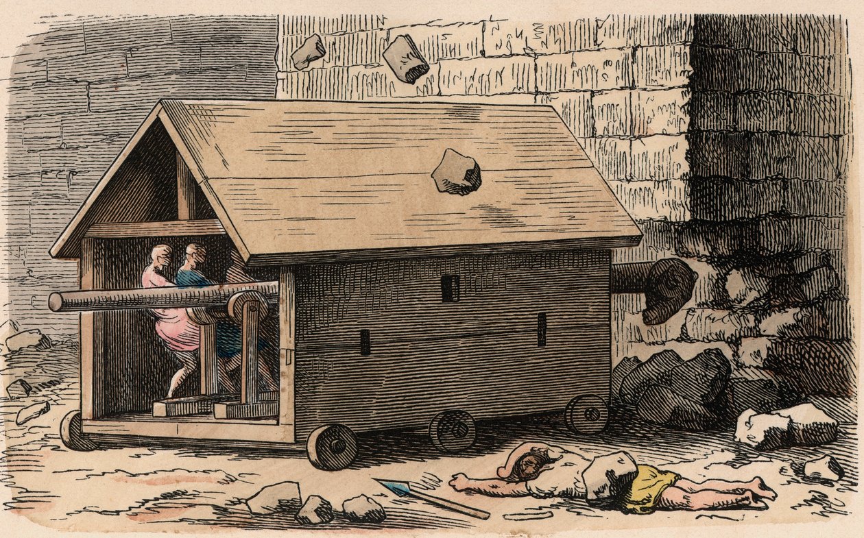 Ariete, máquina de asedio de Heinrich Leutemann