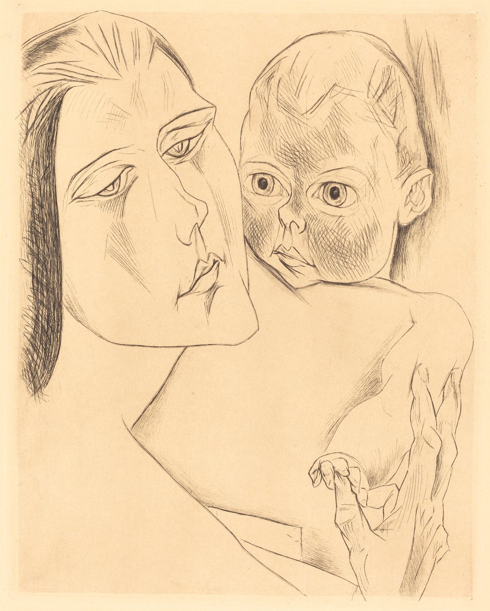 Madre e Hijo de Heinrich Nauen