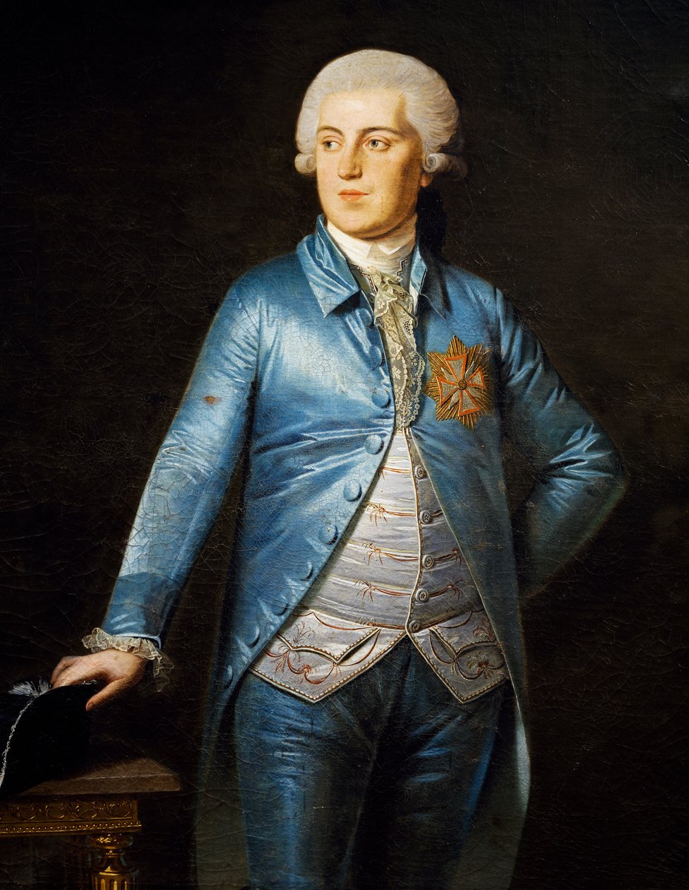 Retrato de Christian VII de Dinamarca (Copenhague de Heinrich Schmidt