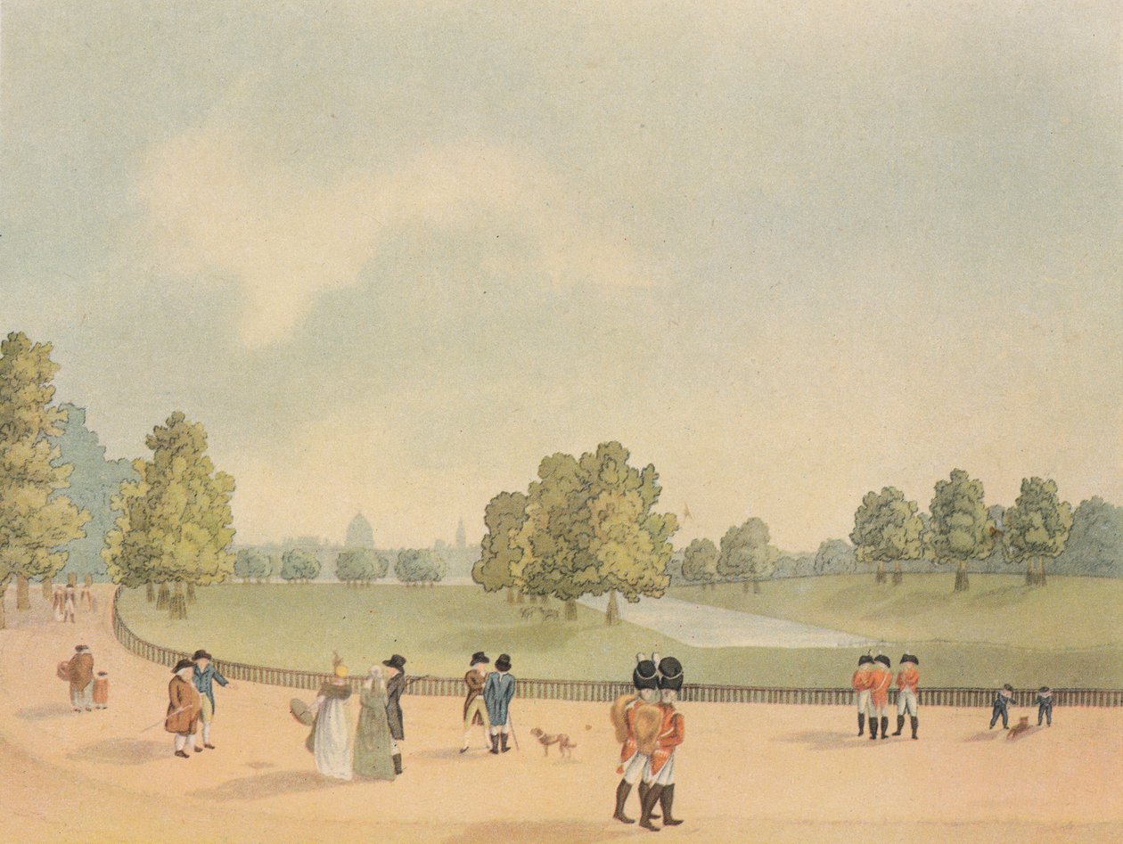 Parque de St James, Westminster, Londres, 1809 de Heinrich Schutz