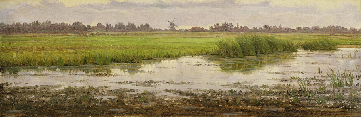 Las partes altas del Alster, c.1834-35 de Heinrich Stuhlmann