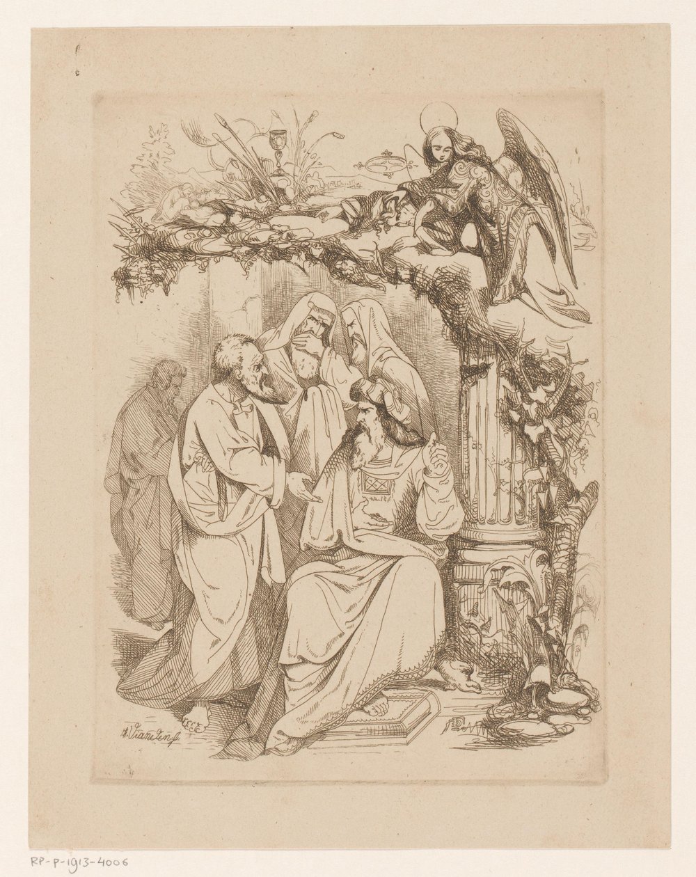 Judas Iscariote con los sumos sacerdotes
Codicia (Avaritia)
Los pecados capitales y la caída (título de la serie) de Heinrich Vianden