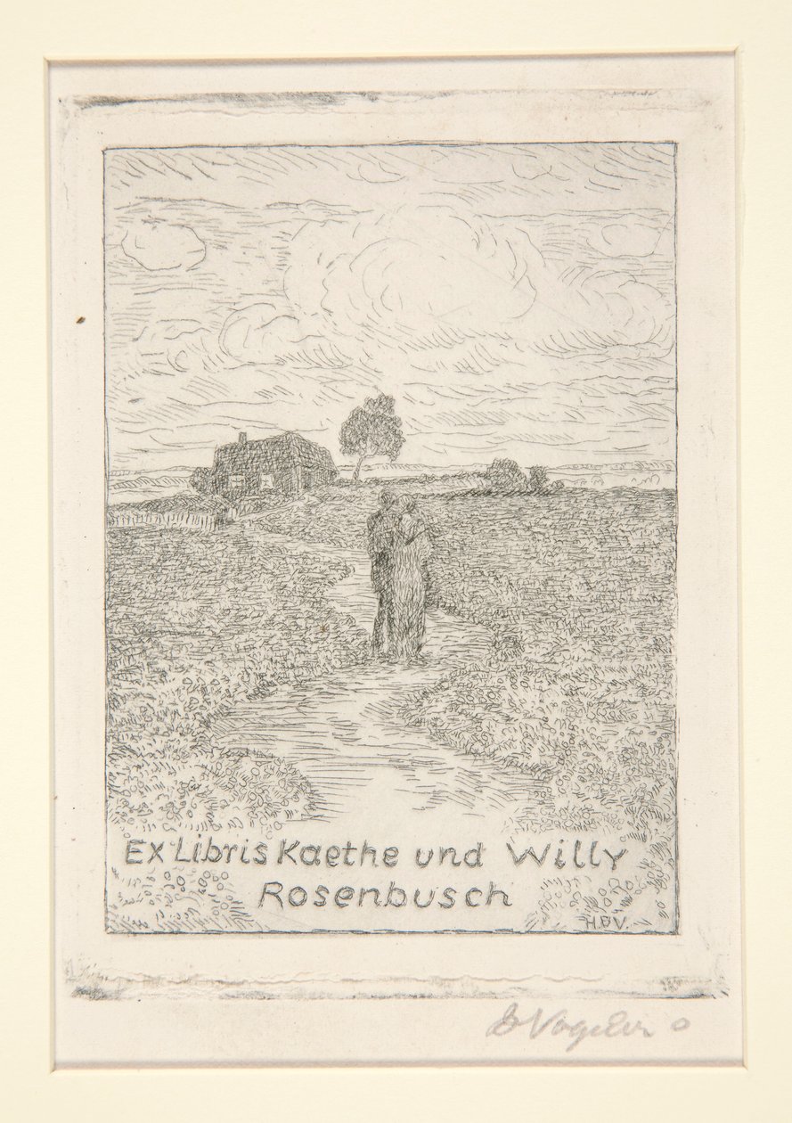 ex libris de Heinrich Vogeler