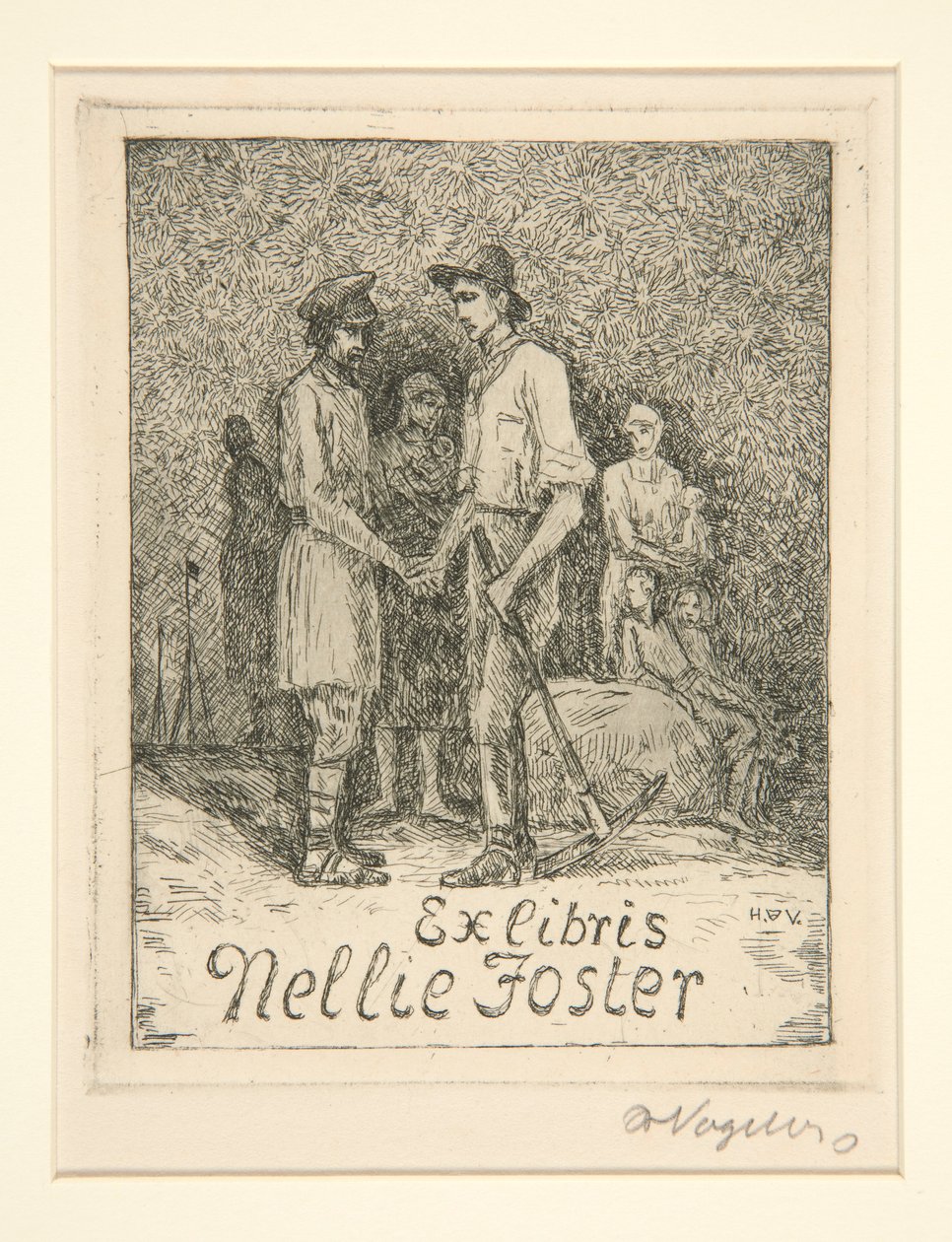 ex libris de Heinrich Vogeler