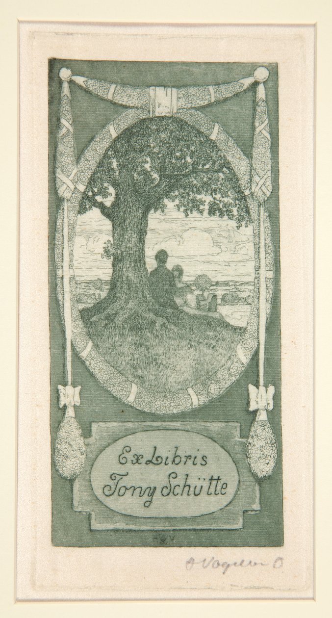 ex libris de Heinrich Vogeler