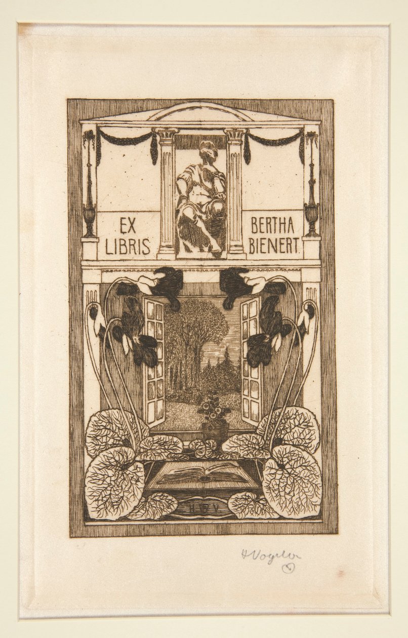 ex libris de Heinrich Vogeler