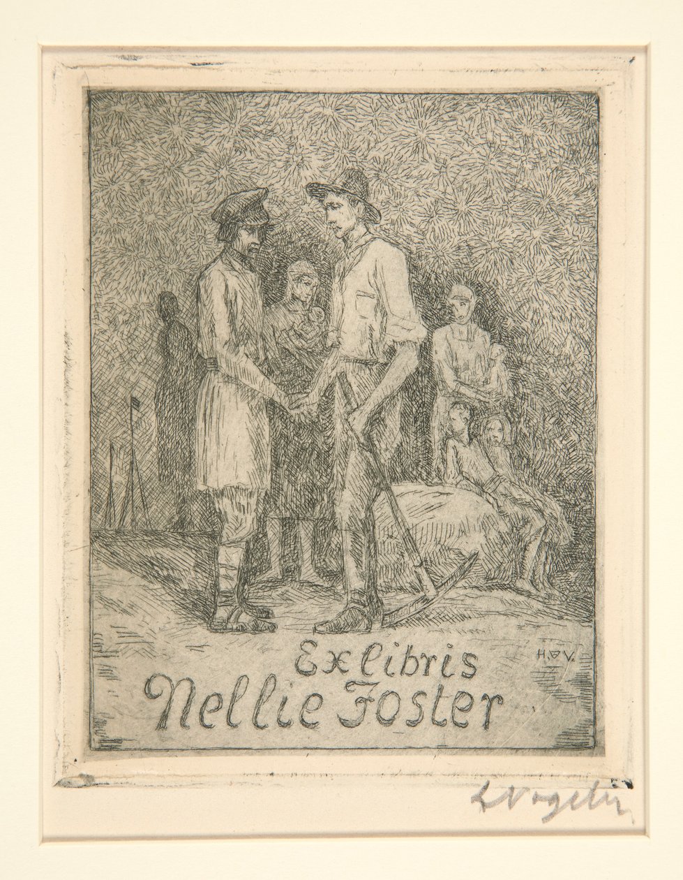 ex libris de Heinrich Vogeler