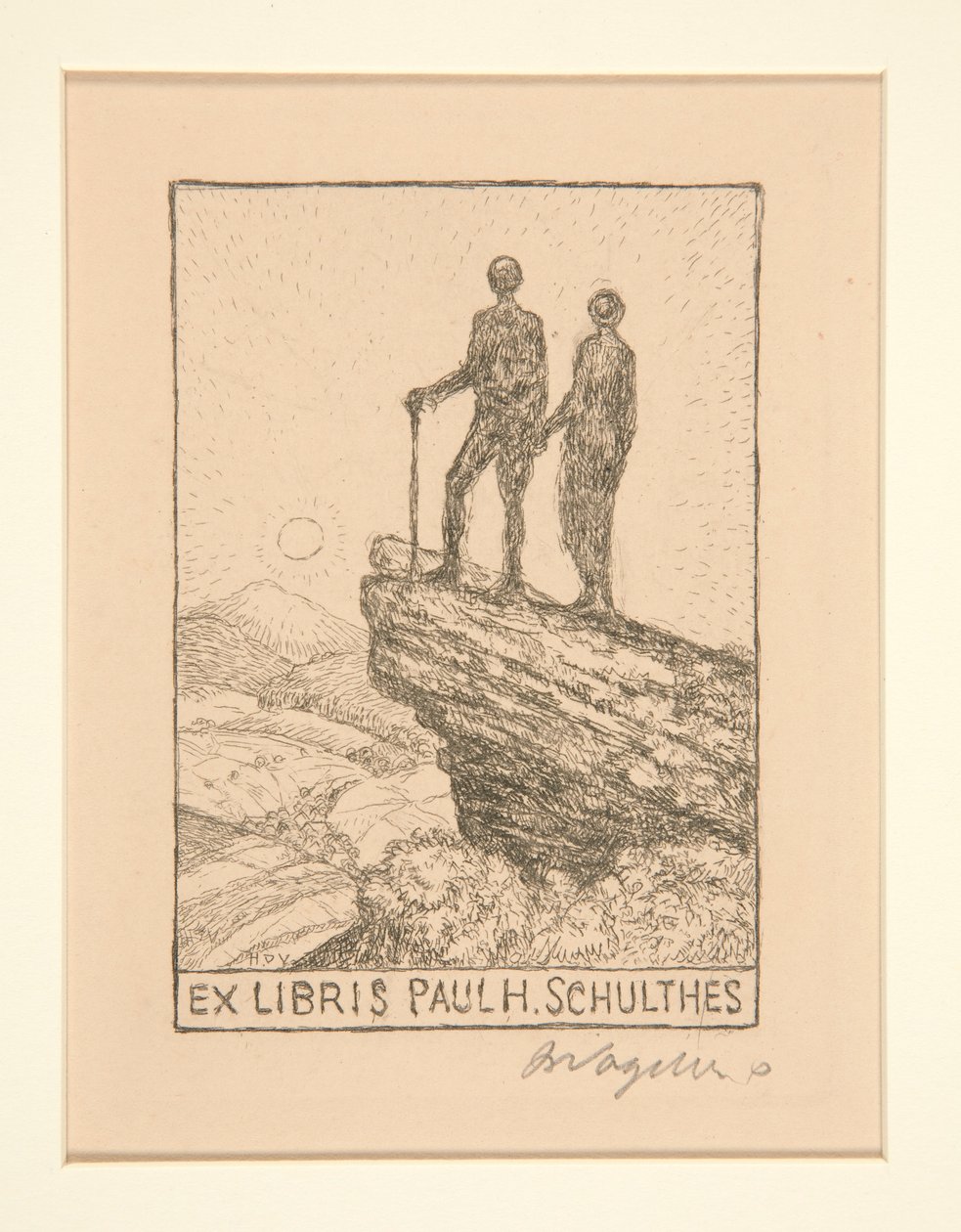 ex libris de Heinrich Vogeler